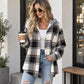Women’s Plaid Hooded Zip-Up Jacket