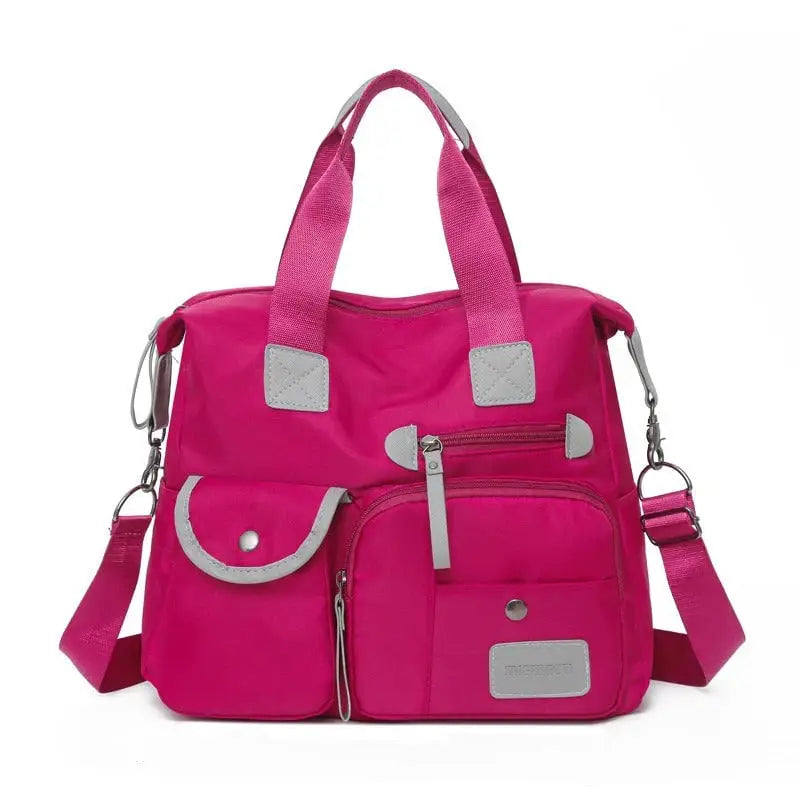 Large Capacity Waterproof Multi-Pocket Tote Bag