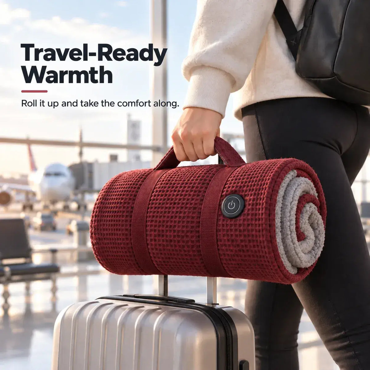 Wearable Heated Blanket – Cozy Hands-Free Warmth