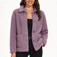 Women's Loose Soft Fleece Sherpa Teddy Jacket