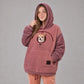 Cozy Pet Carrier Hoodie Built in Pouch for Cats Small Dogs