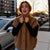 Womens Warm Button Down Sherpa Fleece-Look Vest
