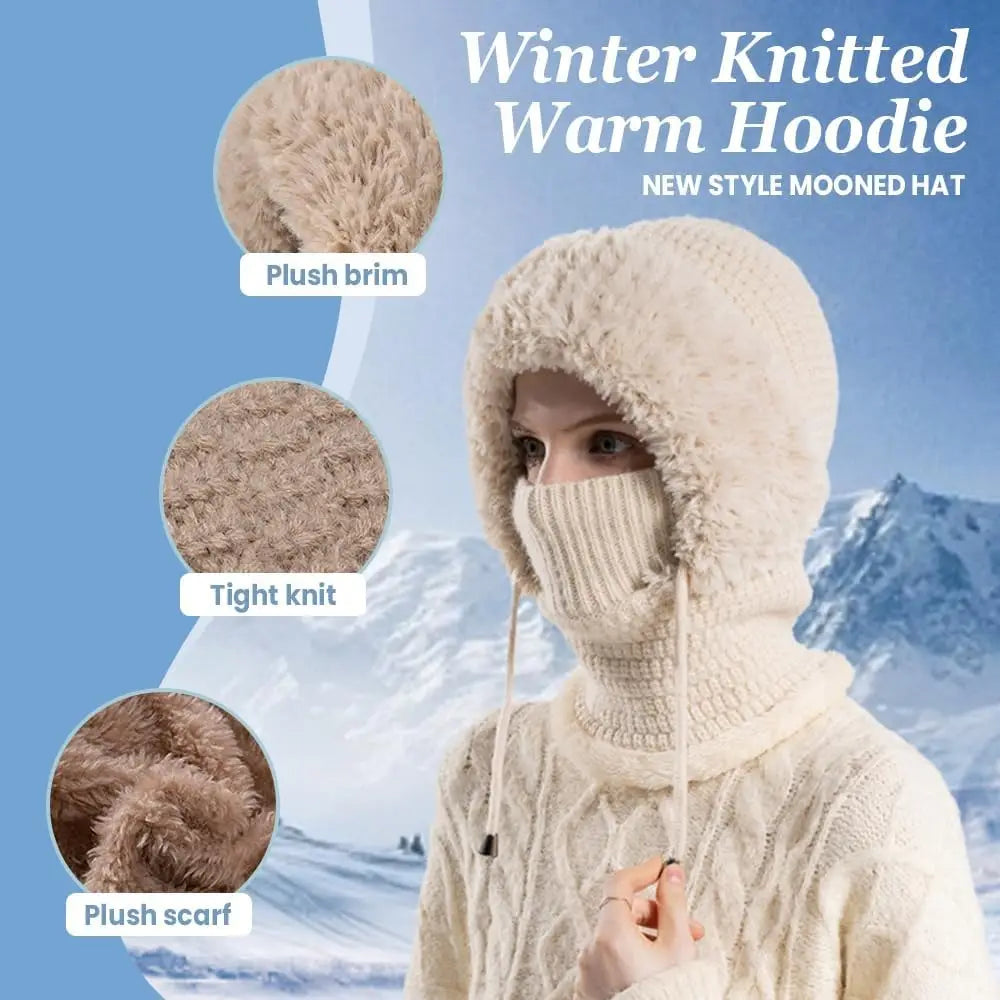 ❄️3 in 1 Beanie Hat with Scarf and Mask
