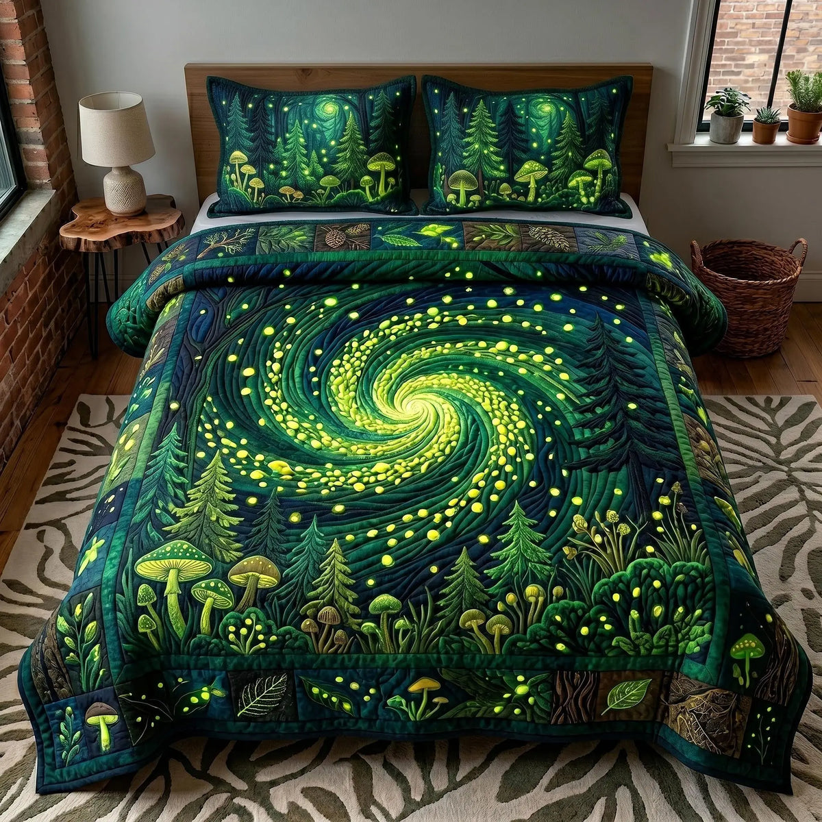 Whispering Pines Quilted Bedding Set