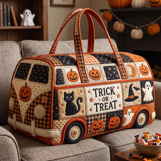 Haunted Roadtrip Quilted Duffle Bag