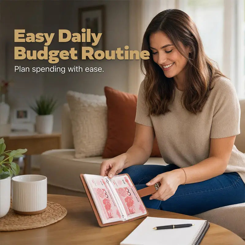 A6 Savings Notebook with Lock - Budget Planner & Organizer