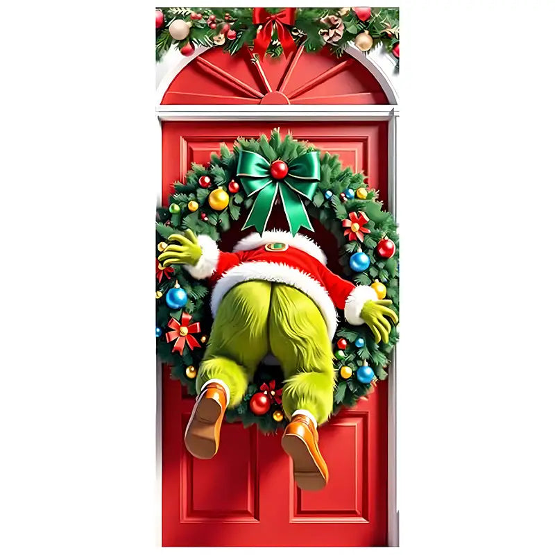 Christmas Door Cover – Instant Holiday Decor