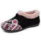 Women’s Winter Ankle Floral Embroidered Shoes