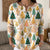 Christmas Retro 3D Digital Print Polo Sweatshirt With Buttons