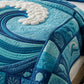 Ocean Wave Quilted Bedding Set