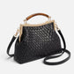 Women's Suede Structured Top Frame Crossbody Bag