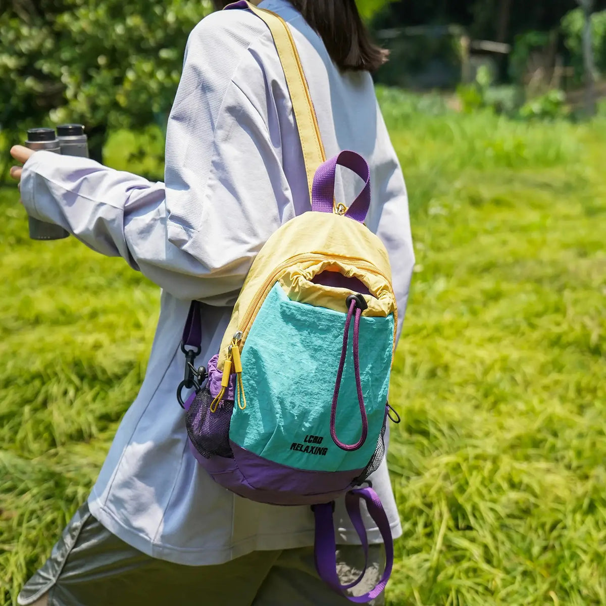 Unisex Lightweight Color-Block Mini Backpack🎁