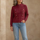 Two-Way Zip Sweater Jacket