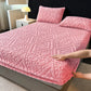 360° All-Around Stretch Plush Knit Fitted Sheet with 2 Pillowcases