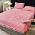 360° All-Around Stretch Plush Knit Fitted Sheet with 2 Pillowcases