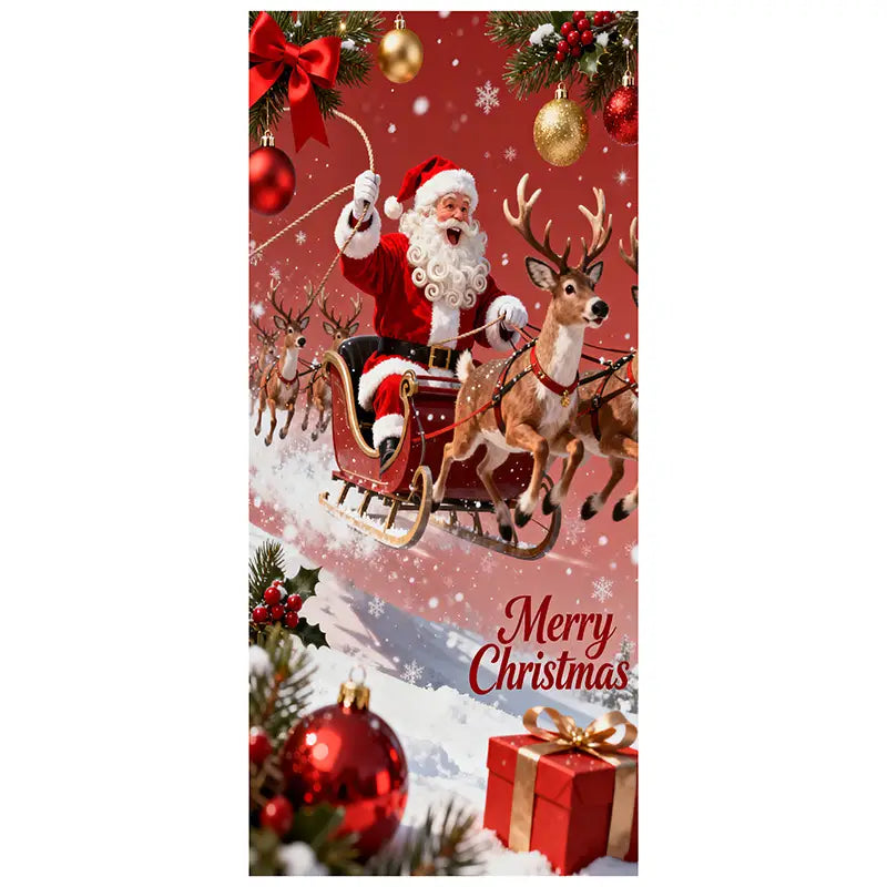 Christmas Door Cover – Instant Holiday Decor