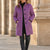 Women's Button-Front Stand Collar Fall Coat