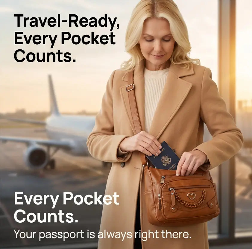 Multi-Pocket Crossbody Bag for Everyday Carry