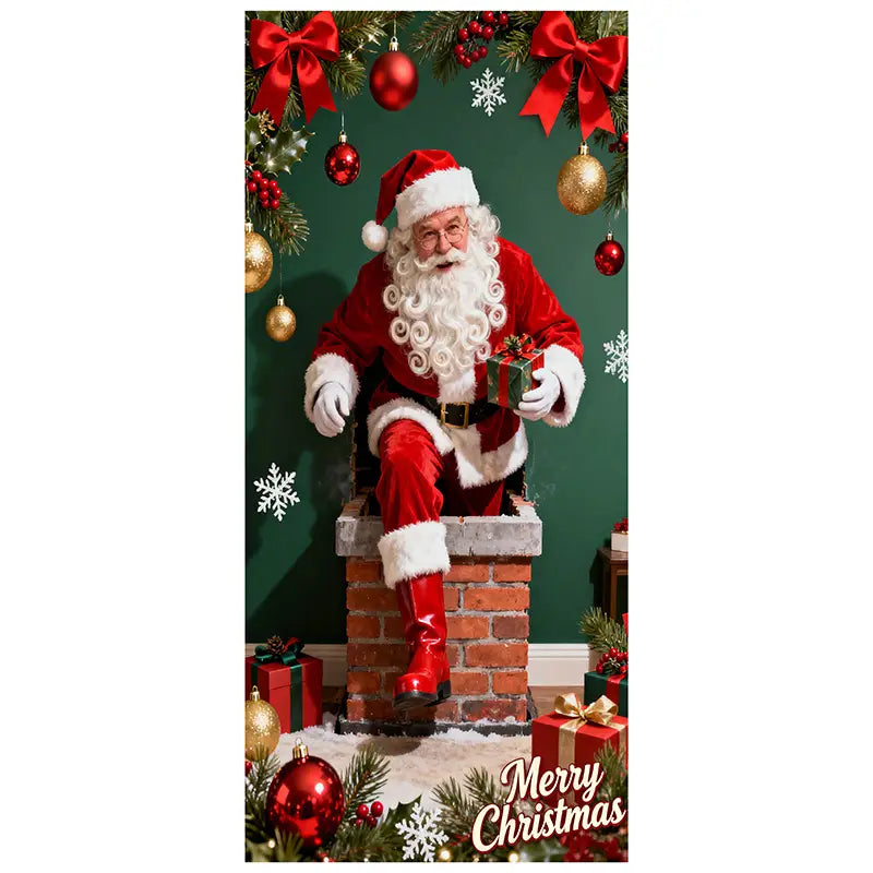 Christmas Door Cover – Instant Holiday Decor