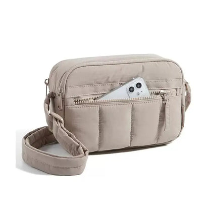 Nylon Lightweight Puffer Crossbody Bag for Women