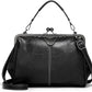💼2026 New Kattee Elegant Waterproof Women’s Leather Kiss-Lock Tote Handbag
