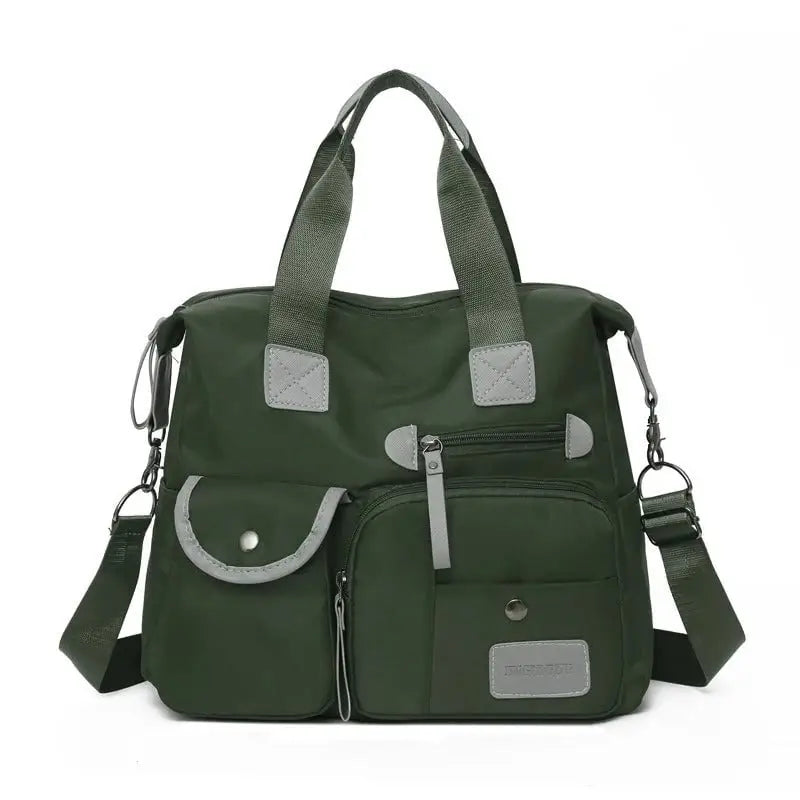 Large Capacity Waterproof Multi-Pocket Tote Bag