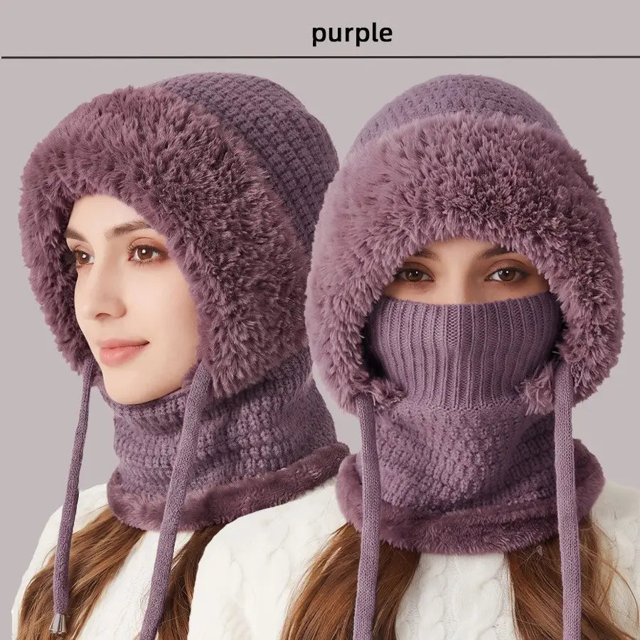 ❄️3 in 1 Beanie Hat with Scarf and Mask