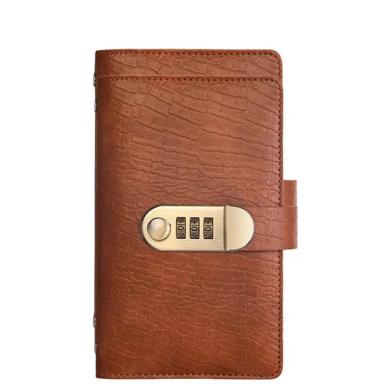 A6 Savings Notebook with Lock - Budget Planner & Organizer