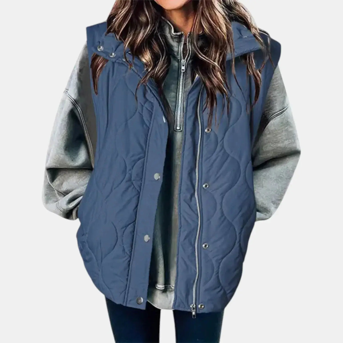 Women's Quilted Hooded Puffer Vest