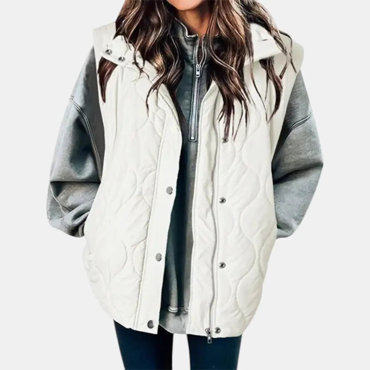 Women's Quilted Hooded Puffer Vest