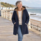 Winter Plush-Lined Cozy Hooded Coat