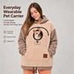 Cozy Pet Carrier Hoodie Built in Pouch for Cats Small Dogs