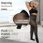 Women's Fleece Lined Tights Body Slimming Leggings Sheer Fake Translucent