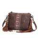 Bohemian PU Crossbody Bag with Western Fringe Tassels & Zipper Closure