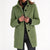 Women's Button-Front Stand Collar Fall Coat