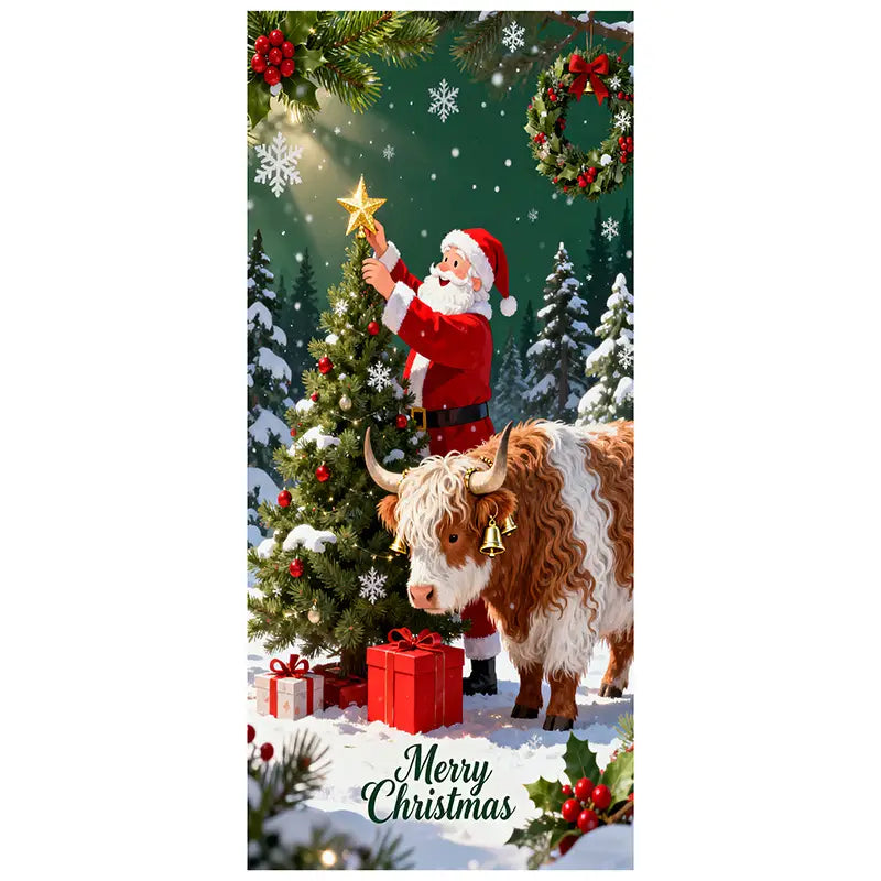 Christmas Door Cover – Instant Holiday Decor