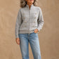 Two-Way Zip Sweater Jacket
