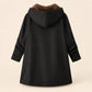 Winter Plush-Lined Cozy Hooded Coat