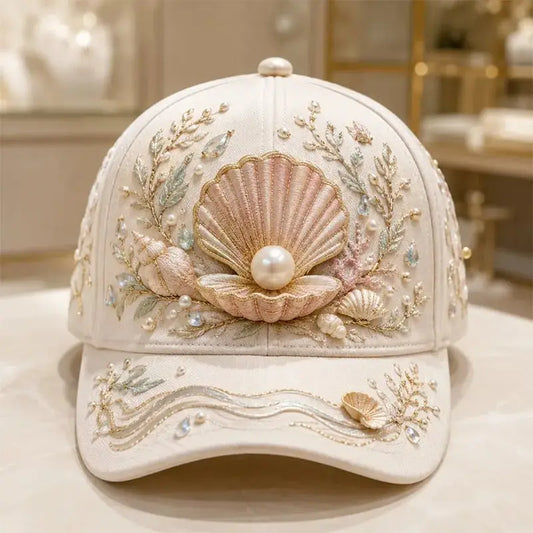Pearl Shell 3D-printed Creature Pattern Cap