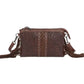 Bohemian PU Crossbody Bag with Western Fringe Tassels & Zipper Closure