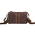 Bohemian PU Crossbody Bag with Western Fringe Tassels & Zipper Closure
