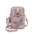 PU Small Openwork Carving Lightweight Crossbody Phone Bag