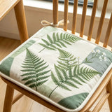 Fern & Wild Daisy Botanical Quilted Chair Cushion