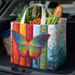 Butterfly Volumes Quilted Shopping Bag