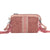 Bohemian PU Crossbody Bag with Western Fringe Tassels & Zipper Closure
