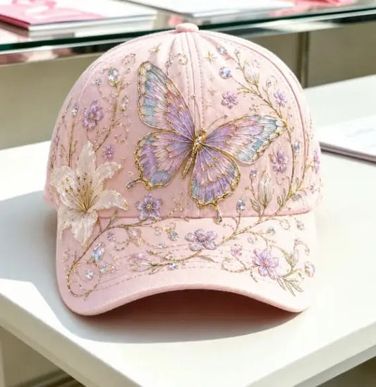 Butterfly Meadow 3D-printed Creature Pattern Cap