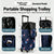 2-in-1 Folding Oxford Shopping Cart with 360° Swivel Wheels
