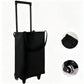 2-in-1 Folding Oxford Shopping Cart with 360° Swivel Wheels