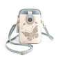 PU Small Openwork Carving Lightweight Crossbody Phone Bag