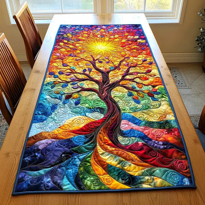 Ancient Wisdom Quilted Table Runner